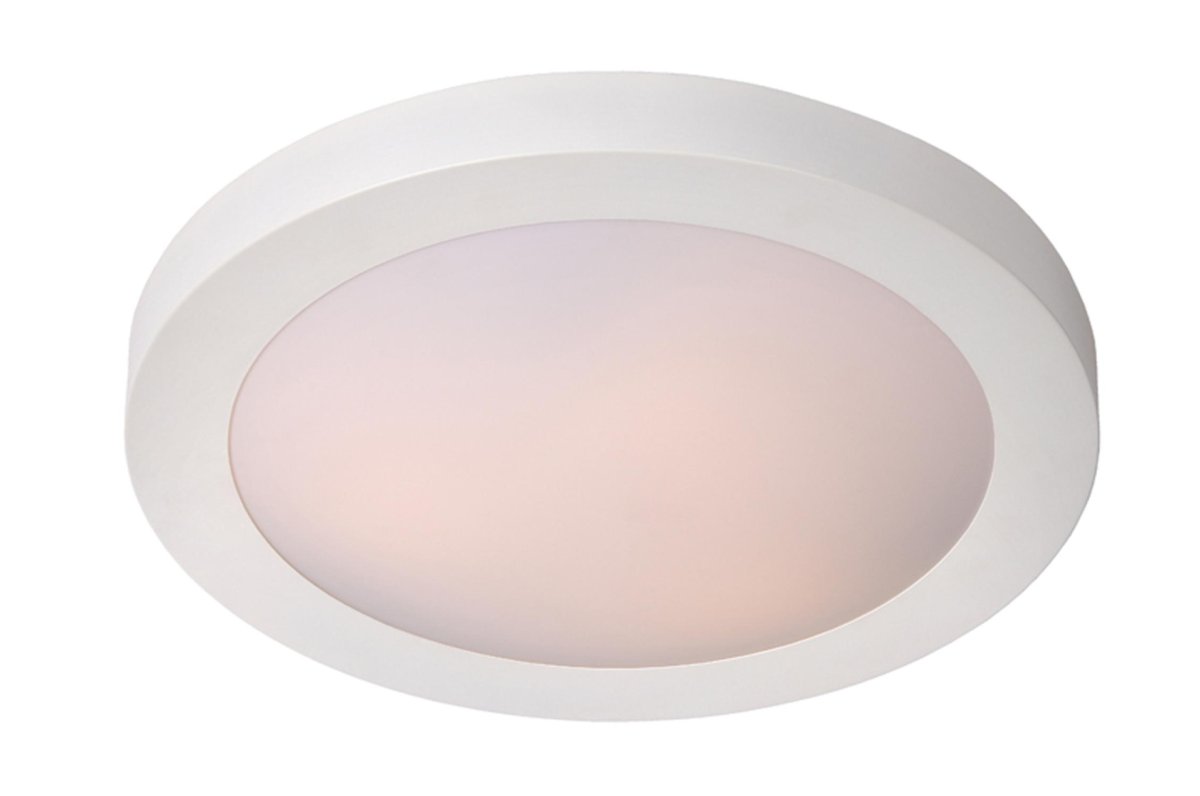 Fresh Ø35 Hvit baderomslampe Fra Lucide - Unike produktegenskaperPasser for bruk med LED-lyskildeLett å koble til en dimmer (ekskl.