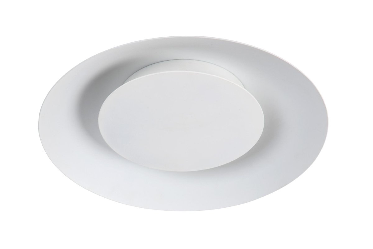Foskal Ø34 Hvit plafond Fra Lucide - Foskal er utstyrt med en integrert LED-lyskilde, som garanterer lang levetid og ren lyskvalitet.