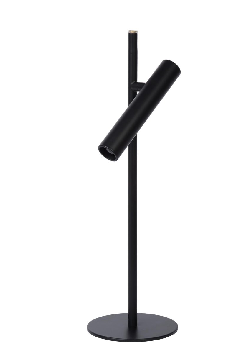 Philon 42cm Svart skrivebordslampe Fra Lucide - Er lysstyrken for sterk kan du enkelt justere den med berøringsdimmeren som er integrert i armaturen.