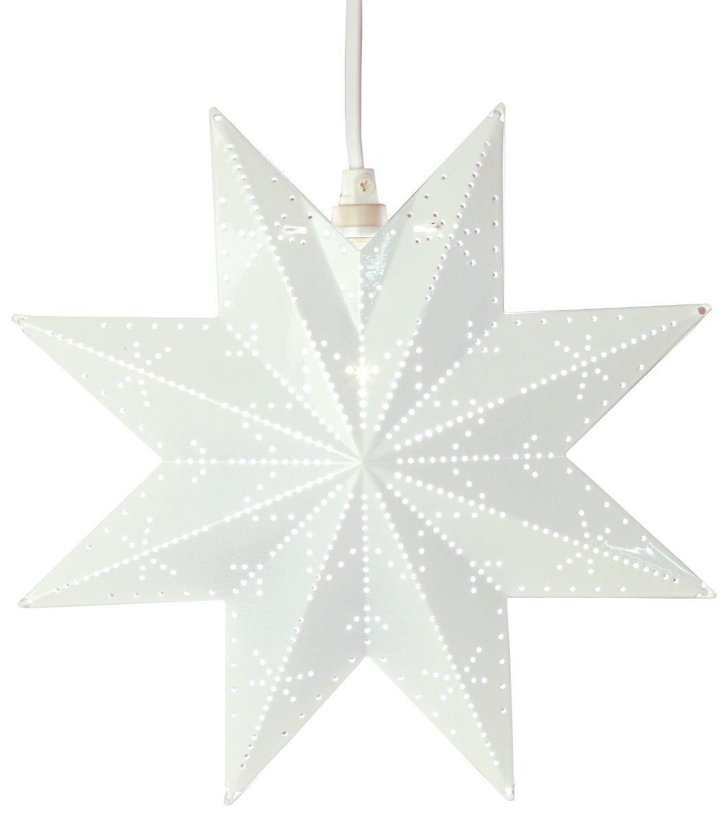 Classic Ø28 Hvit Fra Star Trading - Herlige adventsstjerner som sprer herlig julestemning i huset.