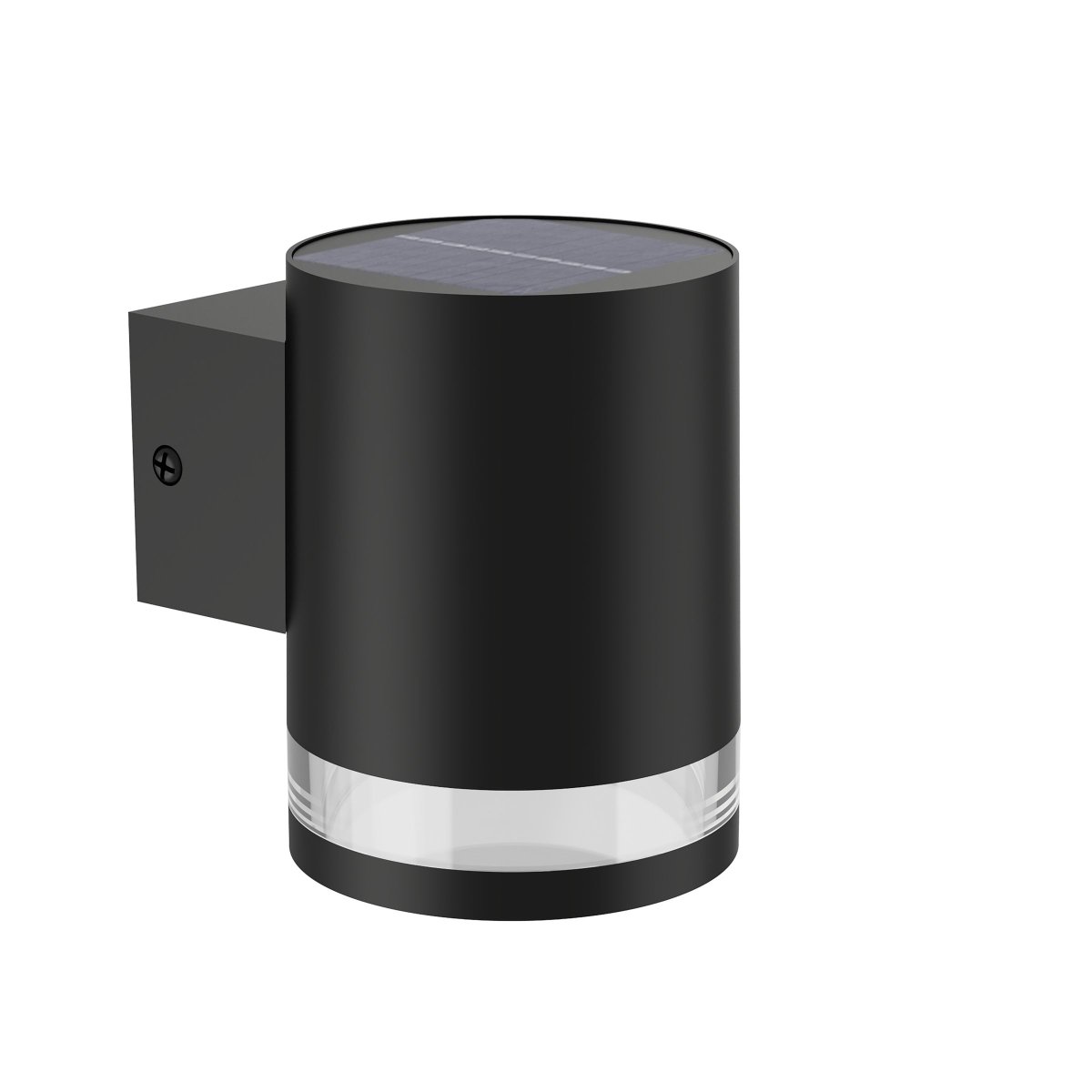 Fyce Svart solcellelampe Fra Philips - Fyce solcellelampe er en stilig og praktisk vegglampe i et moderne design laget av svart plast.