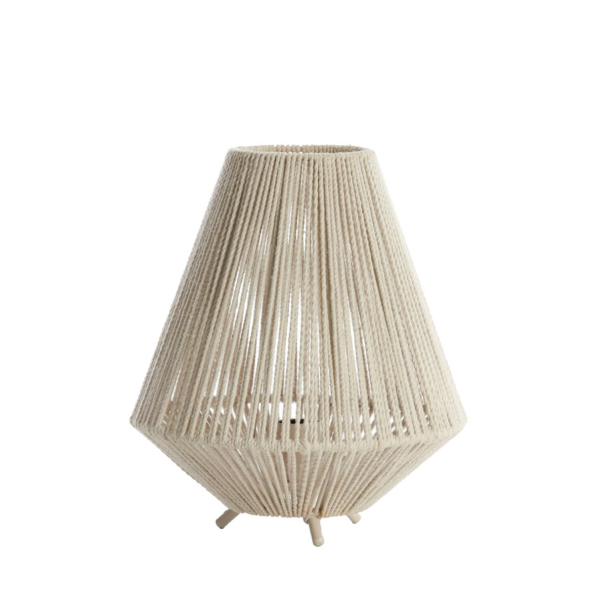 Felida 32cm Kremet hvit bordlampe Fra Light & Living - 