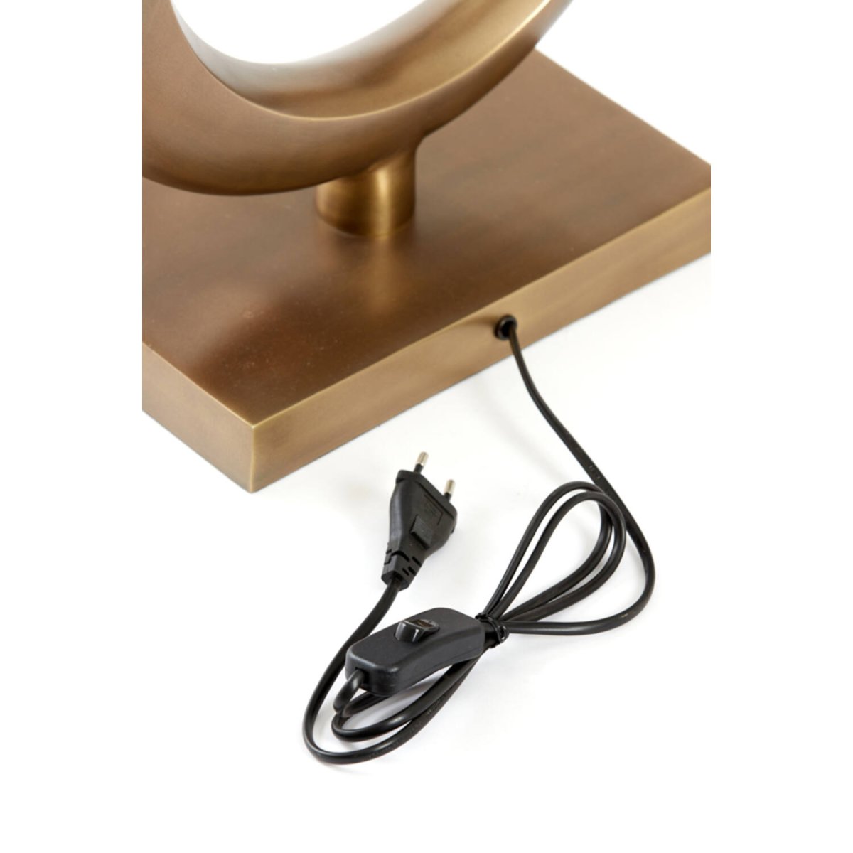 Lune 50cm Bronse lampefot Fra Light & Living - 