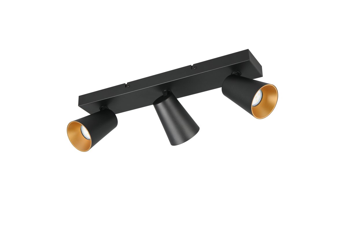 Sharp 3 Svart spotlight Fra Trio Lighting - 