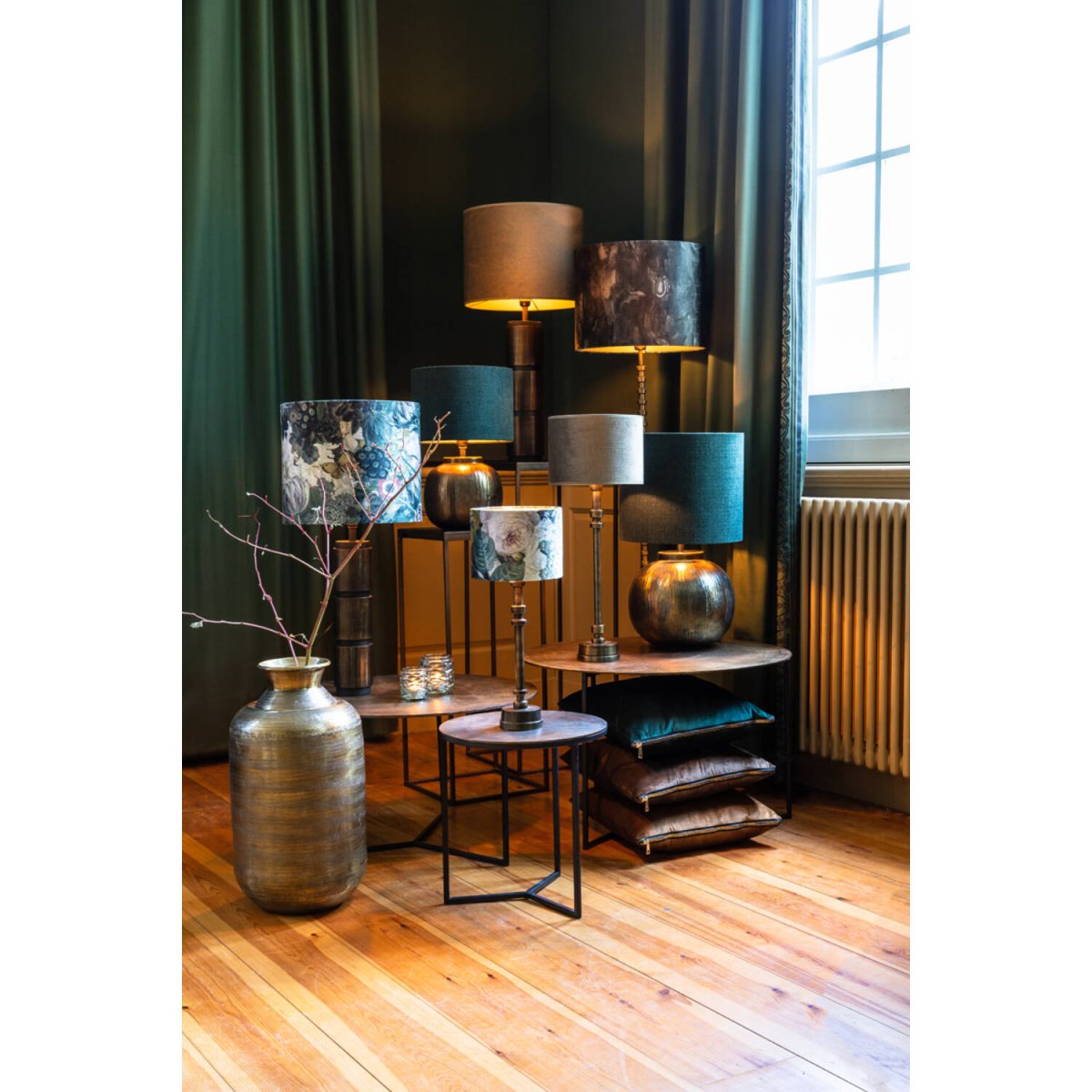 Bolcho 38cm Bronse lampefot Fra Light & Living - 