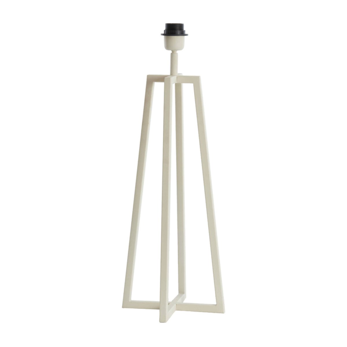 Miley 56cm Kremet hvit lampefot Fra Light & Living - 