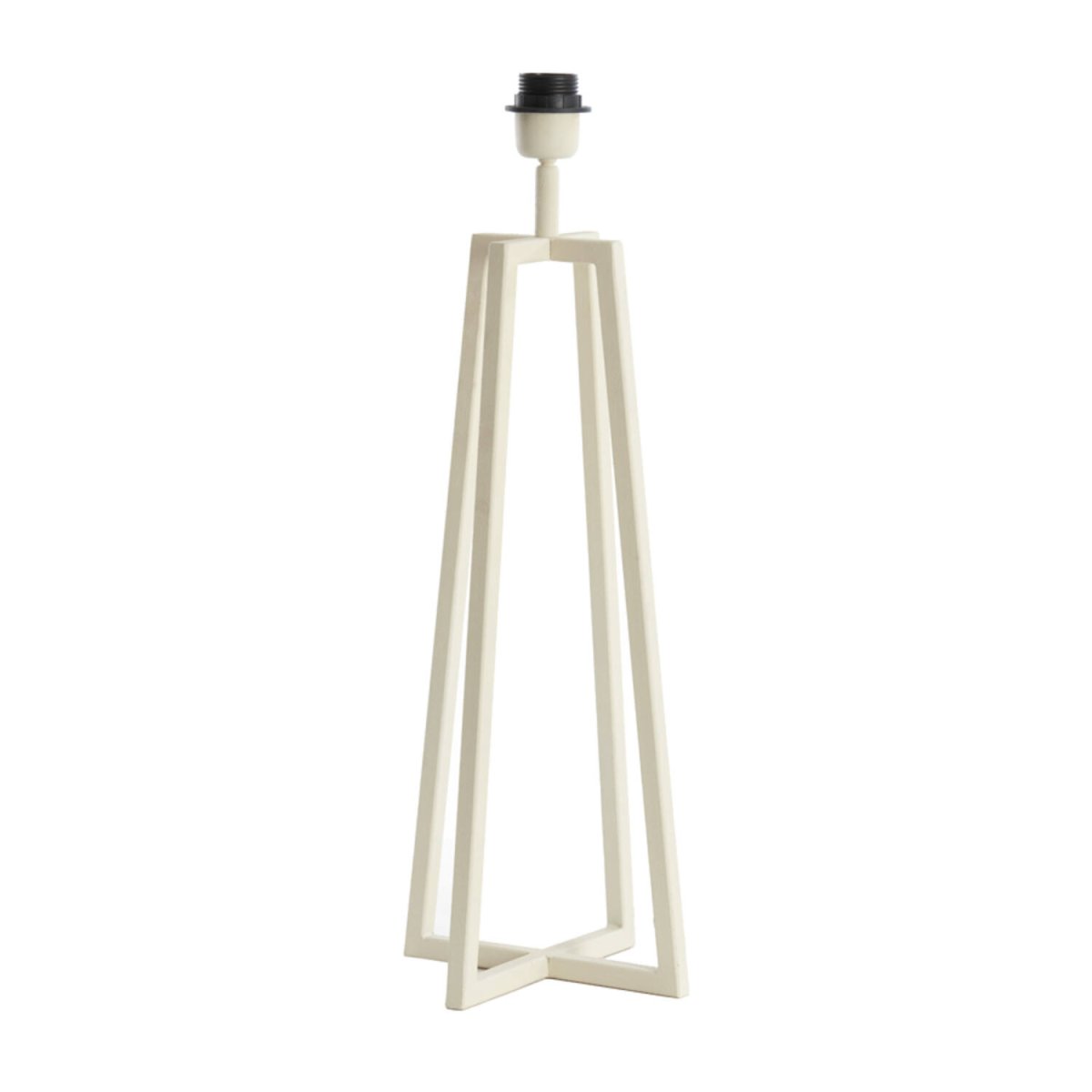 Miley 56cm Kremet hvit lampefot Fra Light & Living - 