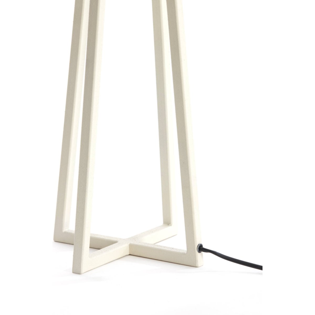 Miley 56cm Kremet hvit lampefot Fra Light & Living - 
