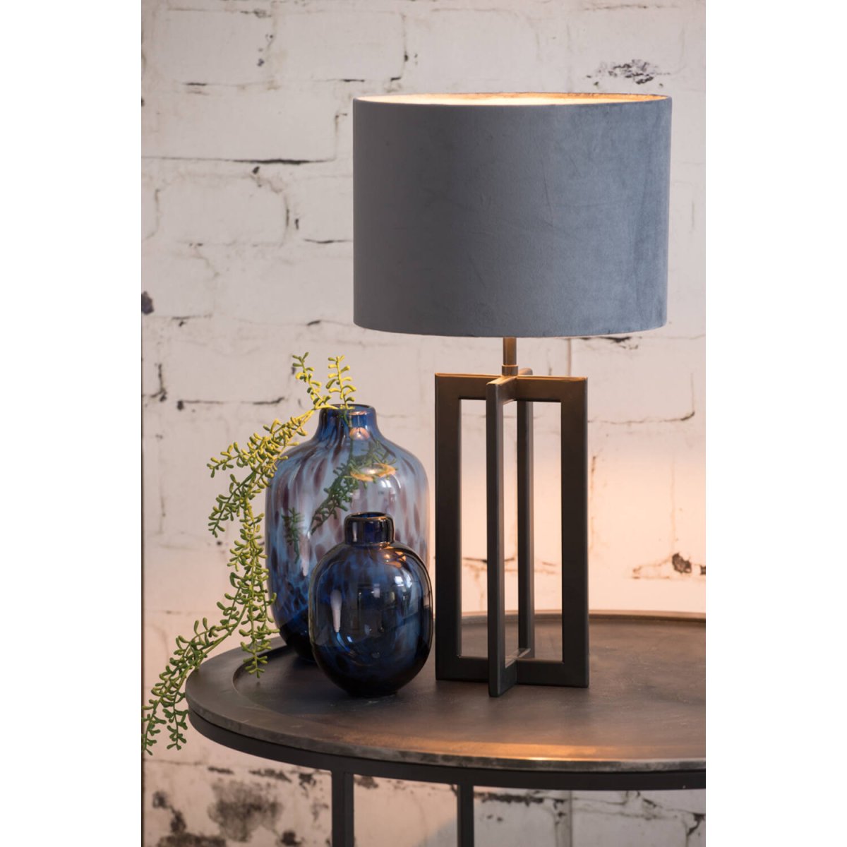 Mace 35cm Svart lampefot Fra Light & Living - 
