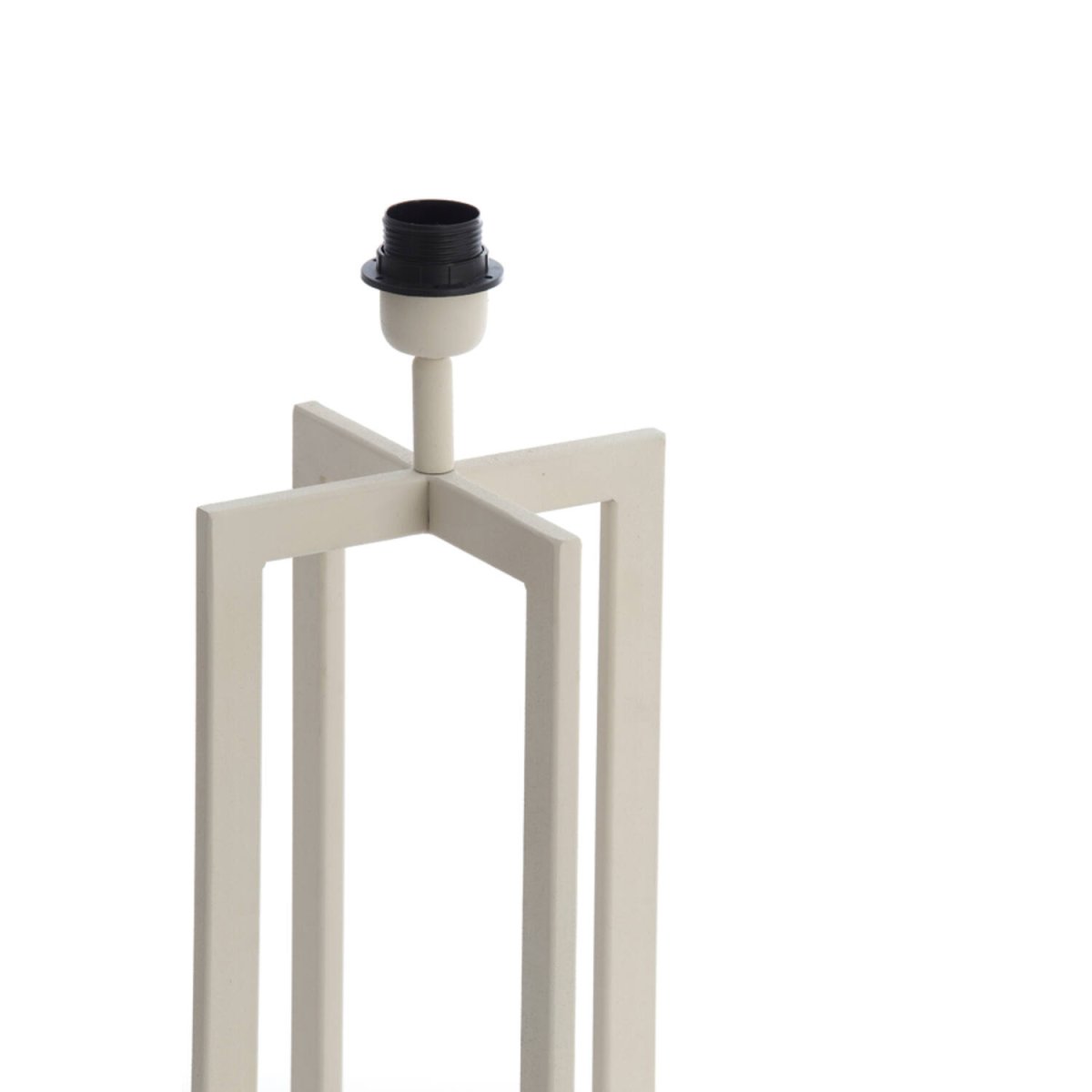 Mace 46cm Kremet hvit lampefot Fra Light & Living - 