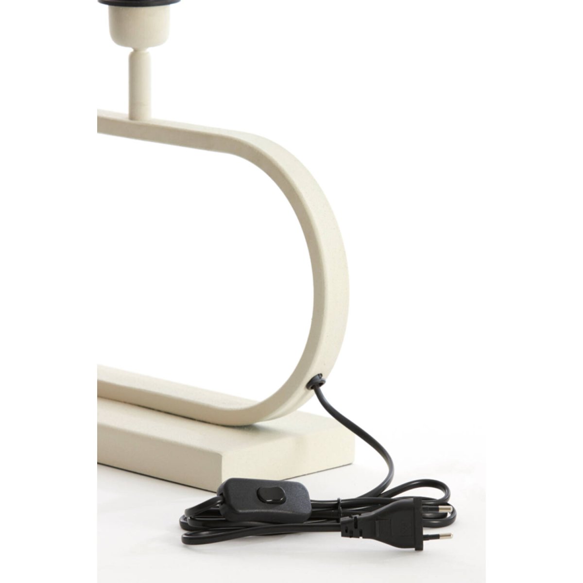 Jamiro 30cm Kremet hvit lampefot Fra Light & Living - 