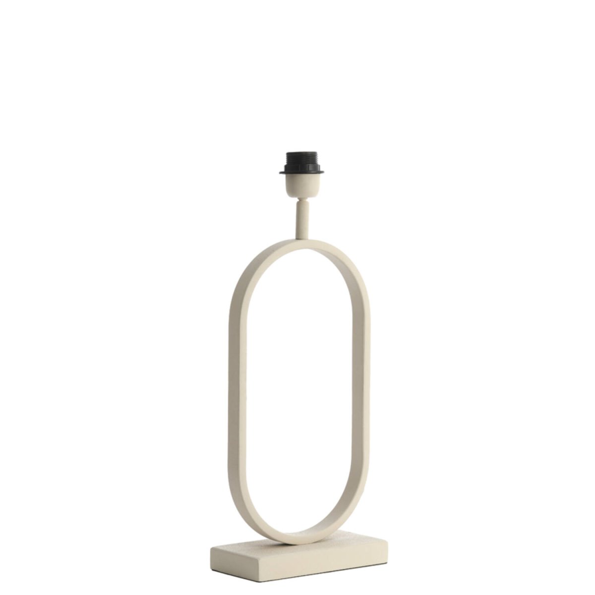 Jamiri 45cm Kremet hvit lampefot Fra Light & Living - 