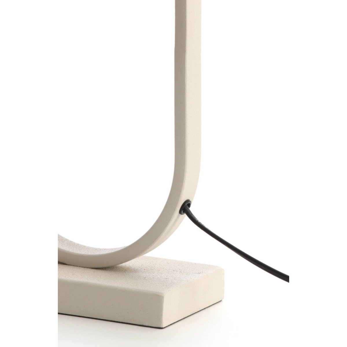 Jamiri 45cm Kremet hvit lampefot Fra Light & Living - 