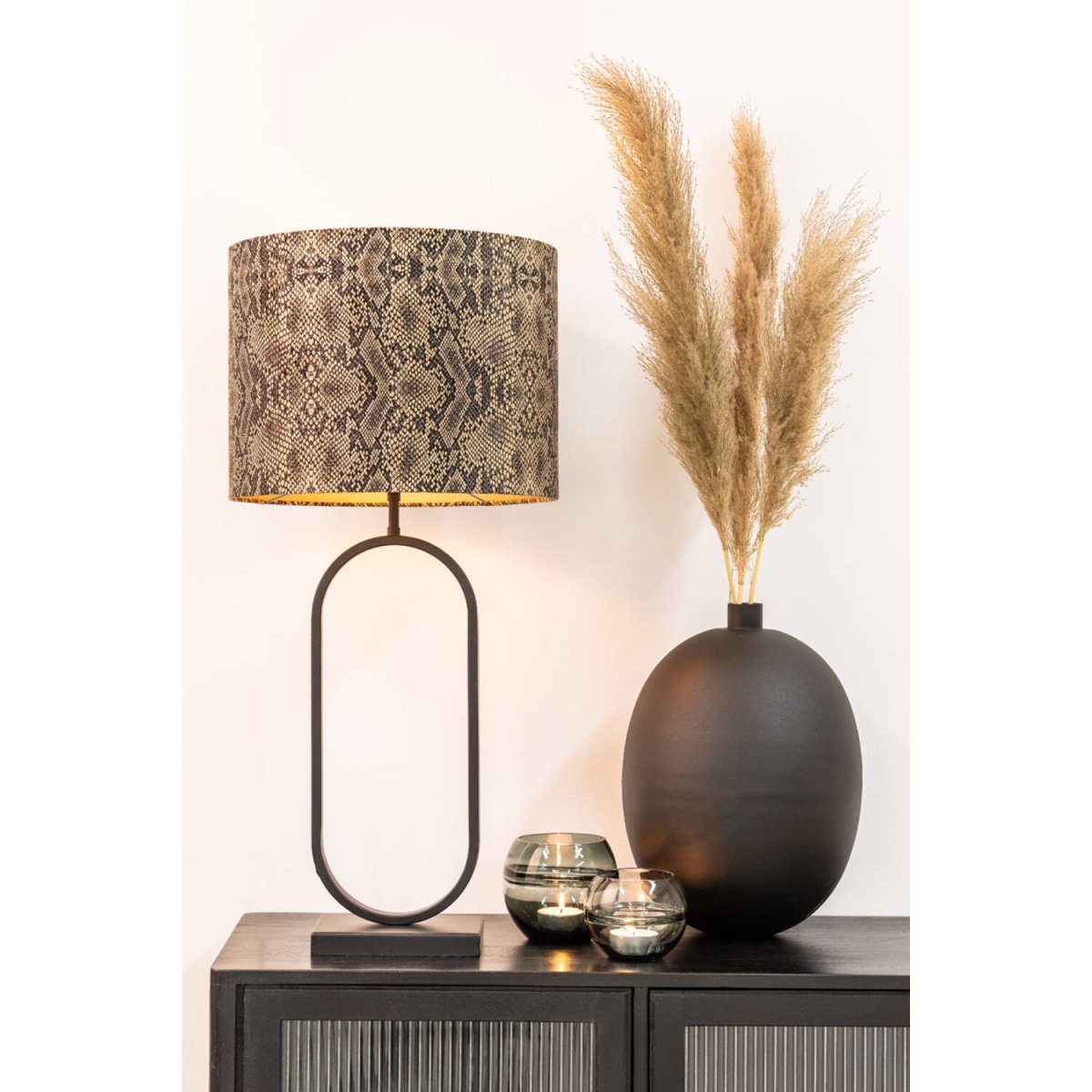 Jamiri 55cm Svart lampefot Fra Light & Living - 