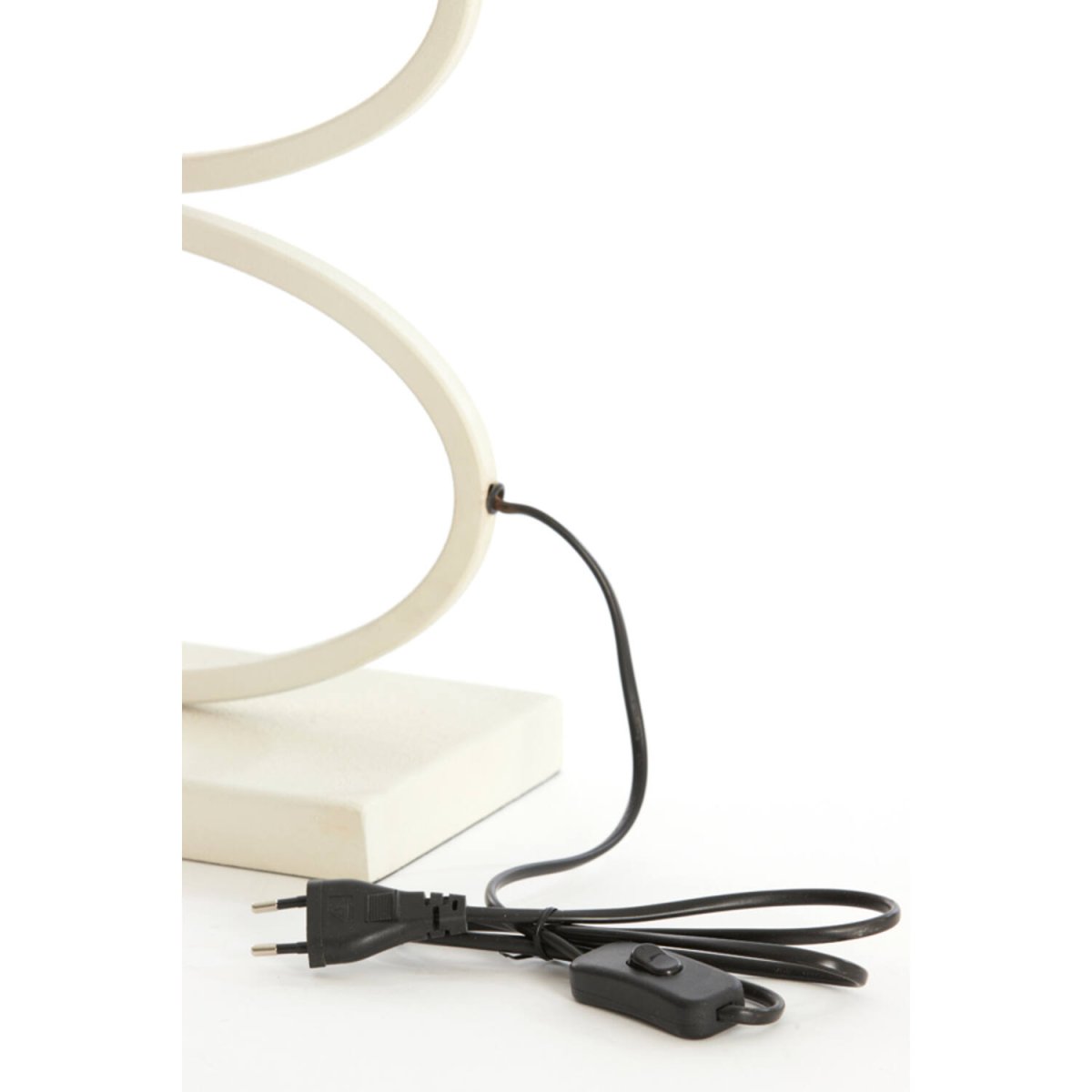 Stelius 60cm Kremet hvit lampefot Fra Light & Living - 