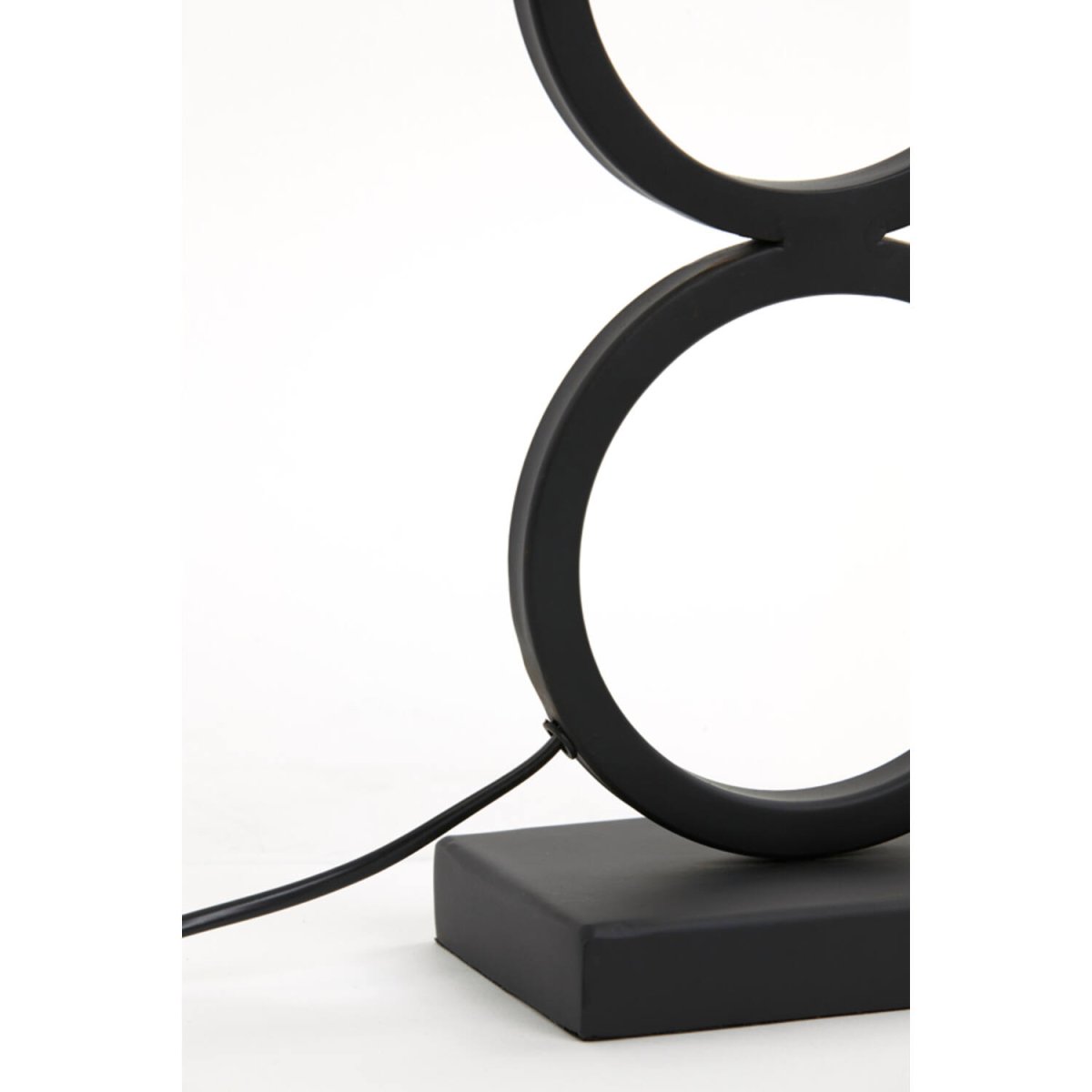 Stelios 50cm Svart lampefot Fra Light & Living - 
