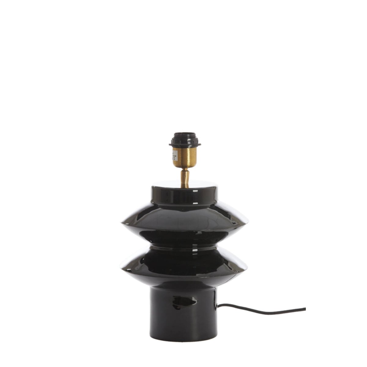 Petch 26cm Svart lampefot Fra Light & Living - 