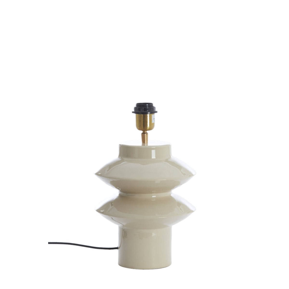 Petch 26cm Greige lampefot Fra Light & Living - 