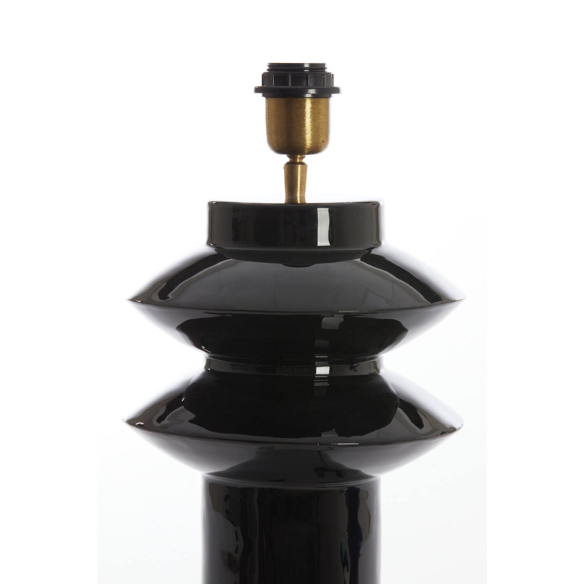 Petch 40cm Svart lampefot Fra Light & Living - 