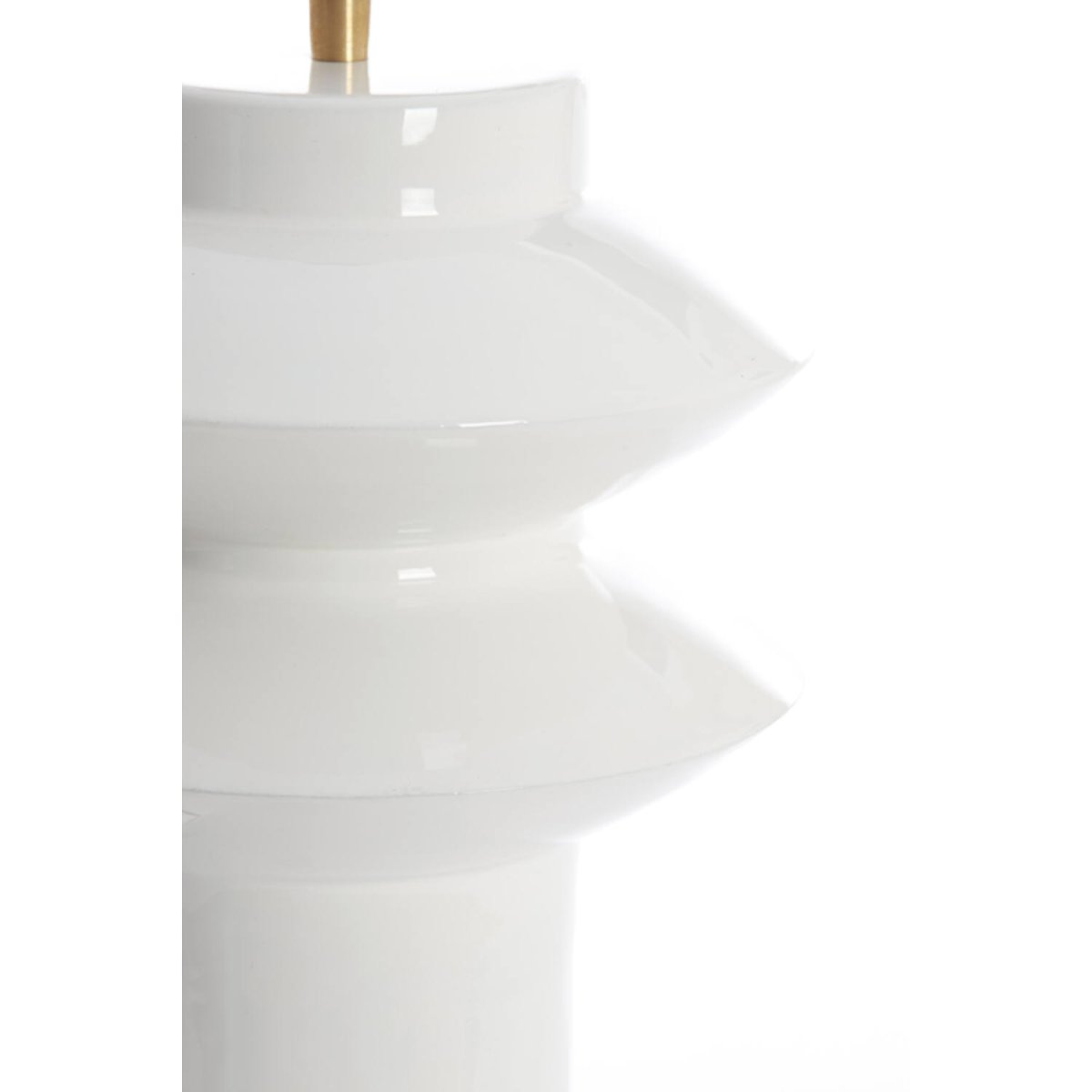 Petch 40cm Hvit lampefot Fra Light & Living - 
