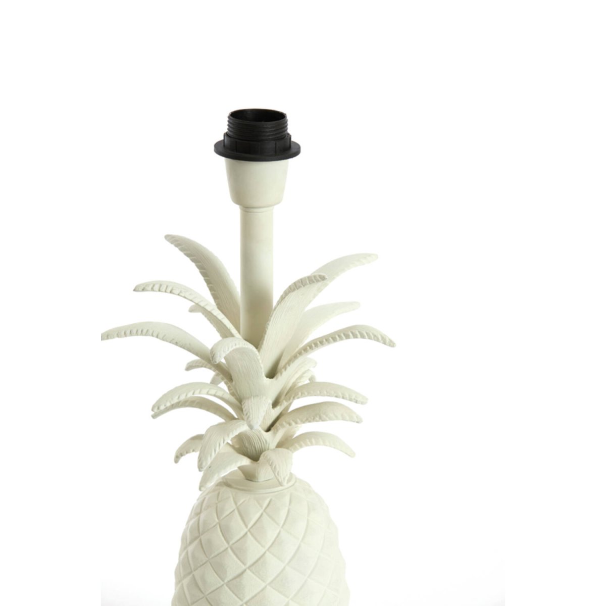 Pineapple 37cm Kremet hvit lampefot Fra Light & Living - 