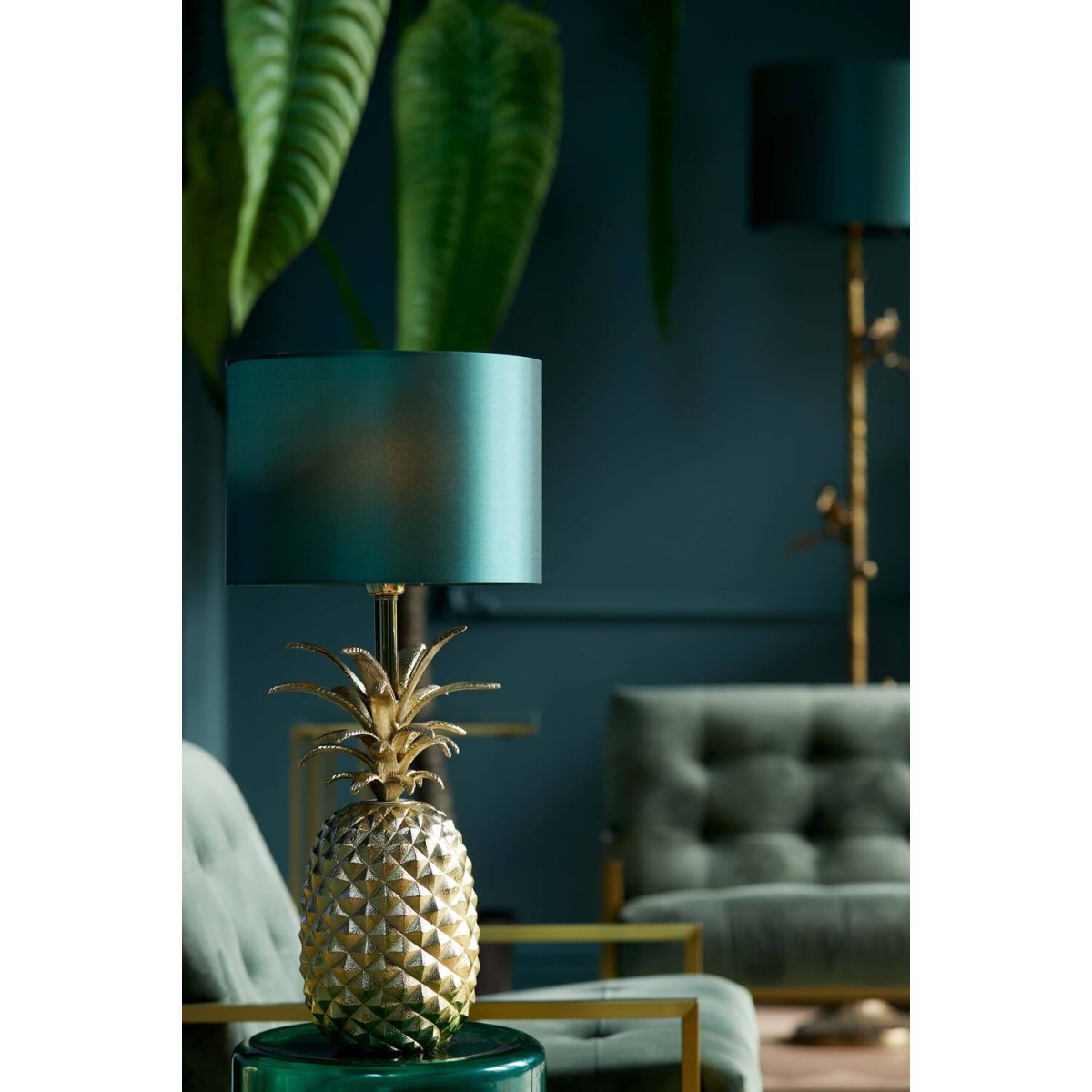 Pineapple 37cm Gull lampefot Fra Light & Living - 