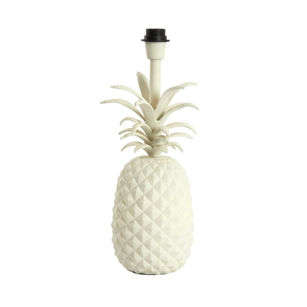Pineapple 42cm Kremet hvit lampefot Fra Light & Living - 