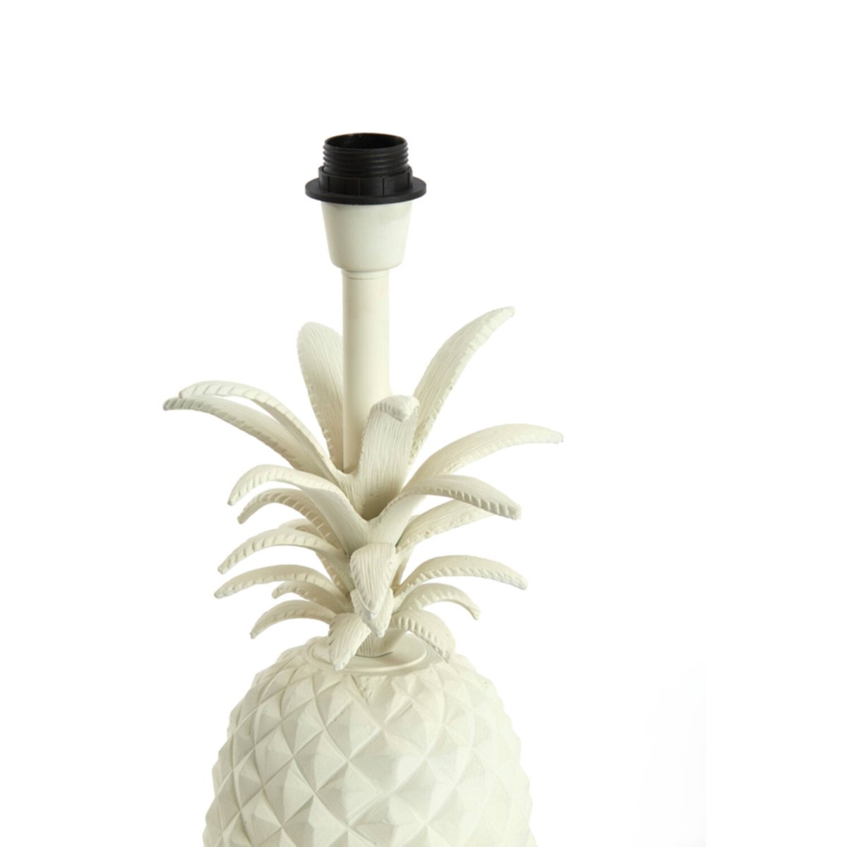 Pineapple 42cm Kremet hvit lampefot Fra Light & Living - 