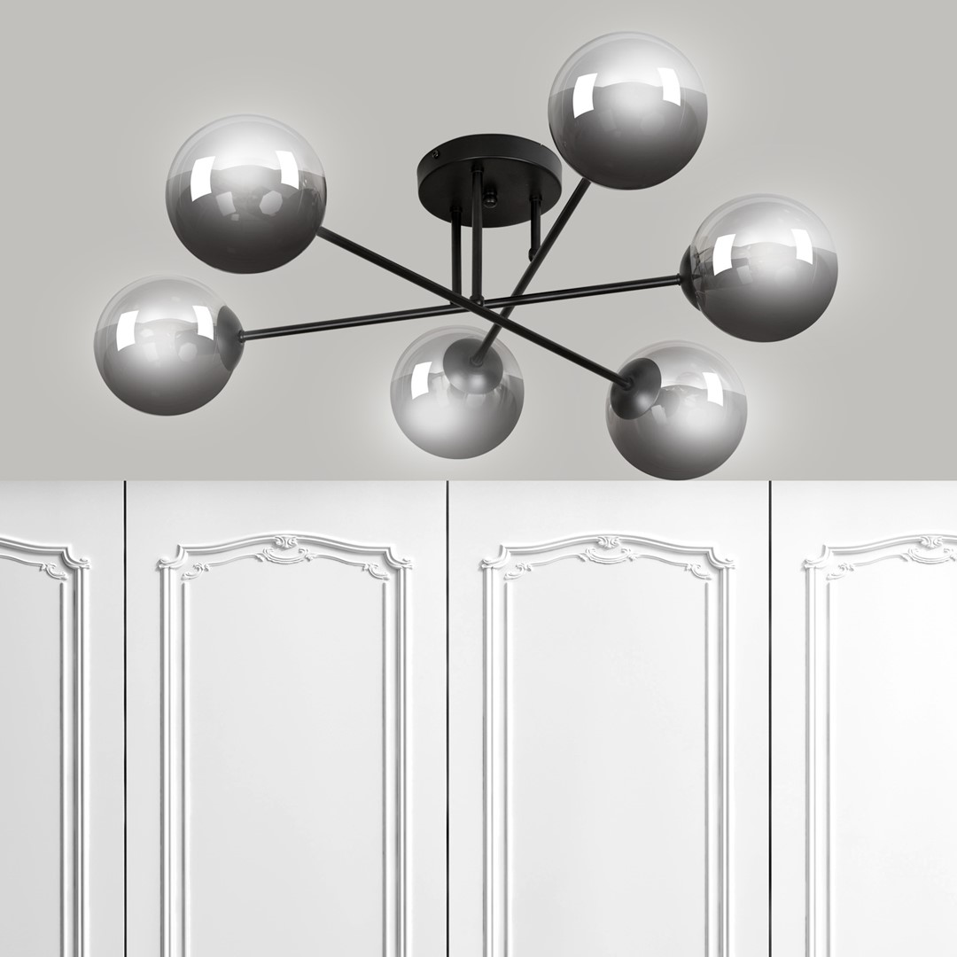 Brendi Ø75 plafond Fra Emibig Lighting - Brendi tilbyr taklamper som er et perfekt supplement til både moderne og mer tradisjonelle interiører.