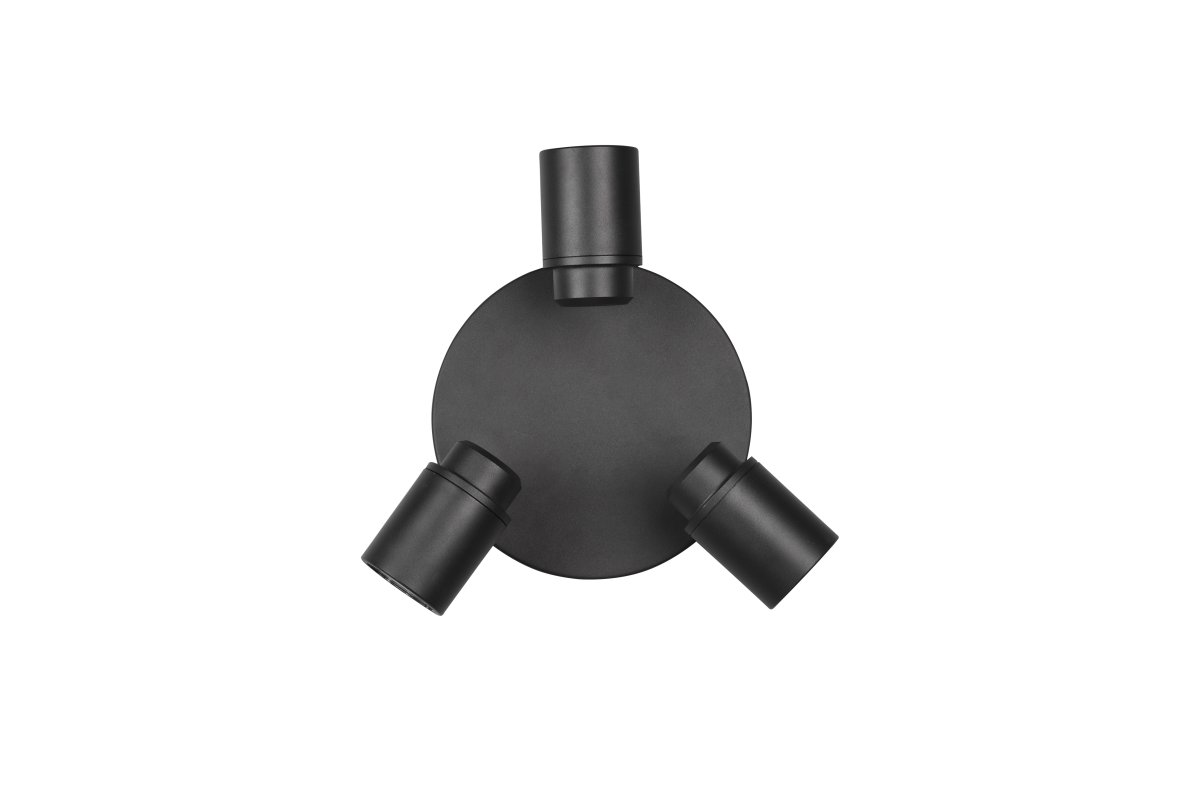 Angelo Ø20 Svart baderomslampe Fra Trio Lighting - Denne klassiske spotlighten med trinnløst justerbare skjermer og IP44-beskyttelse er allsidig og passer både i vaskerommet og på badet.