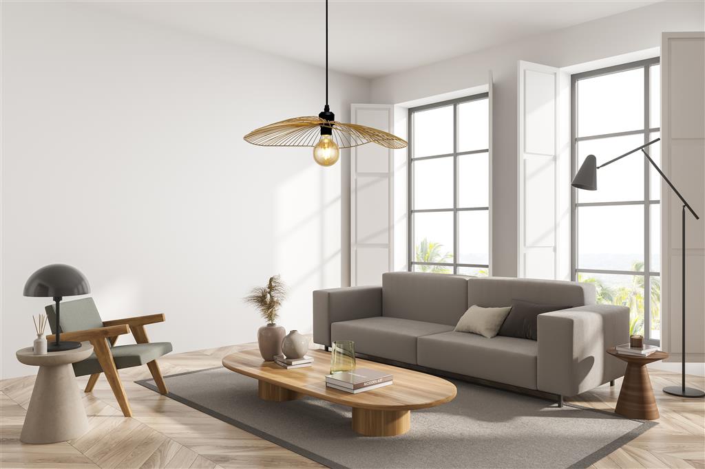 Wave 70cm Gull Taklampe Fra Searchlight - Wave er en elegant taklampe med oval skjerm i gyllen finish som passer perfekt i moderne soverom, stuer eller over spisebordet.