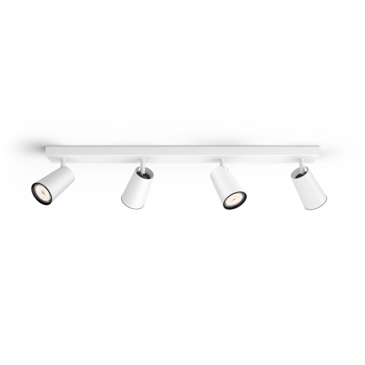 Paisley 4 Hvit spotlight Fra Philips - Laget av hvitt metall for et rent og minimalistisk uttrykk som passer inn i de fleste hjem.