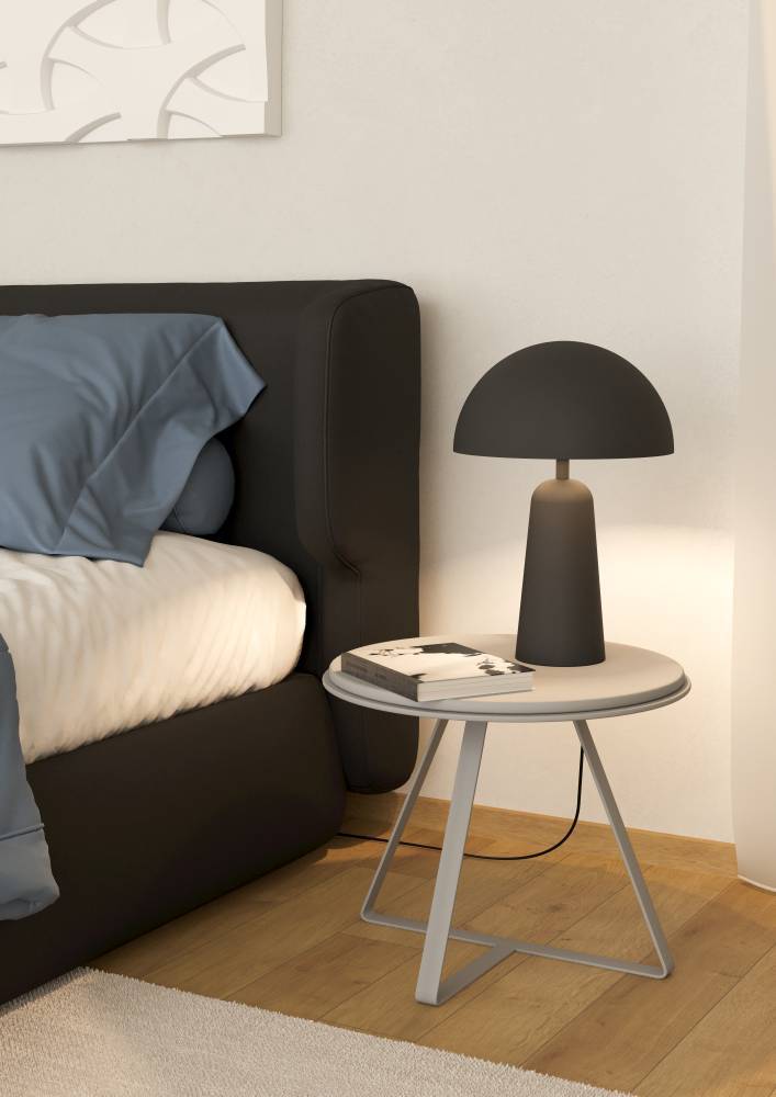 Aranzola 45cm Svart bordlampe Fra Eglo - Denne elegante bordlampen i sort tilbyr et stilig og tidløst uttrykk som passer inn i alle typer interiør.