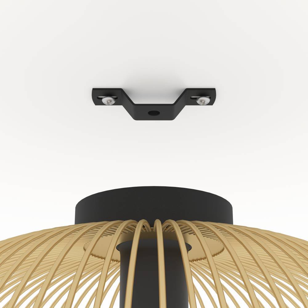 Venezuela Ø38 Gull plafond Fra Eglo - Denne moderne taklampen har en elegant, gylden tr&aring;ddesign som gir rommet en luftig og stilig f&oslash;lelse.