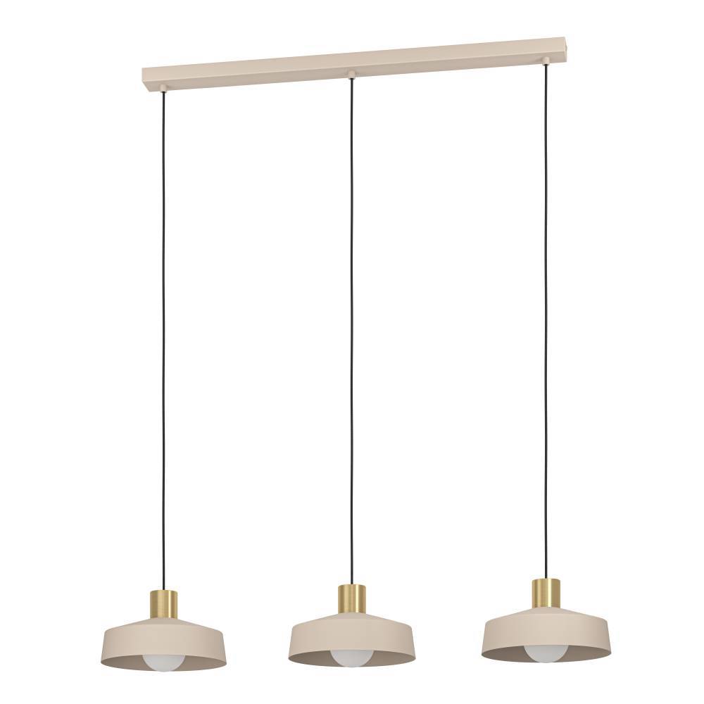 Valdiola 93cm Beige Taklampe Fra Eglo - Perfekt å plassere over spisebordet eller kjøkkenet, da det gir både funksjonell og dekorativ belysning.