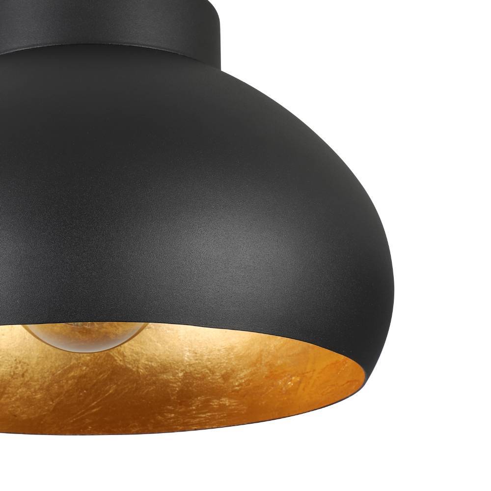 Mogano Ø28 Svart plafond Fra Eglo - Lampens minimalistiske design gjør den lett å matche med ulike interiørstiler og er et utmerket valg for de som ønsker en diskret, men elegant belysningsløsning.