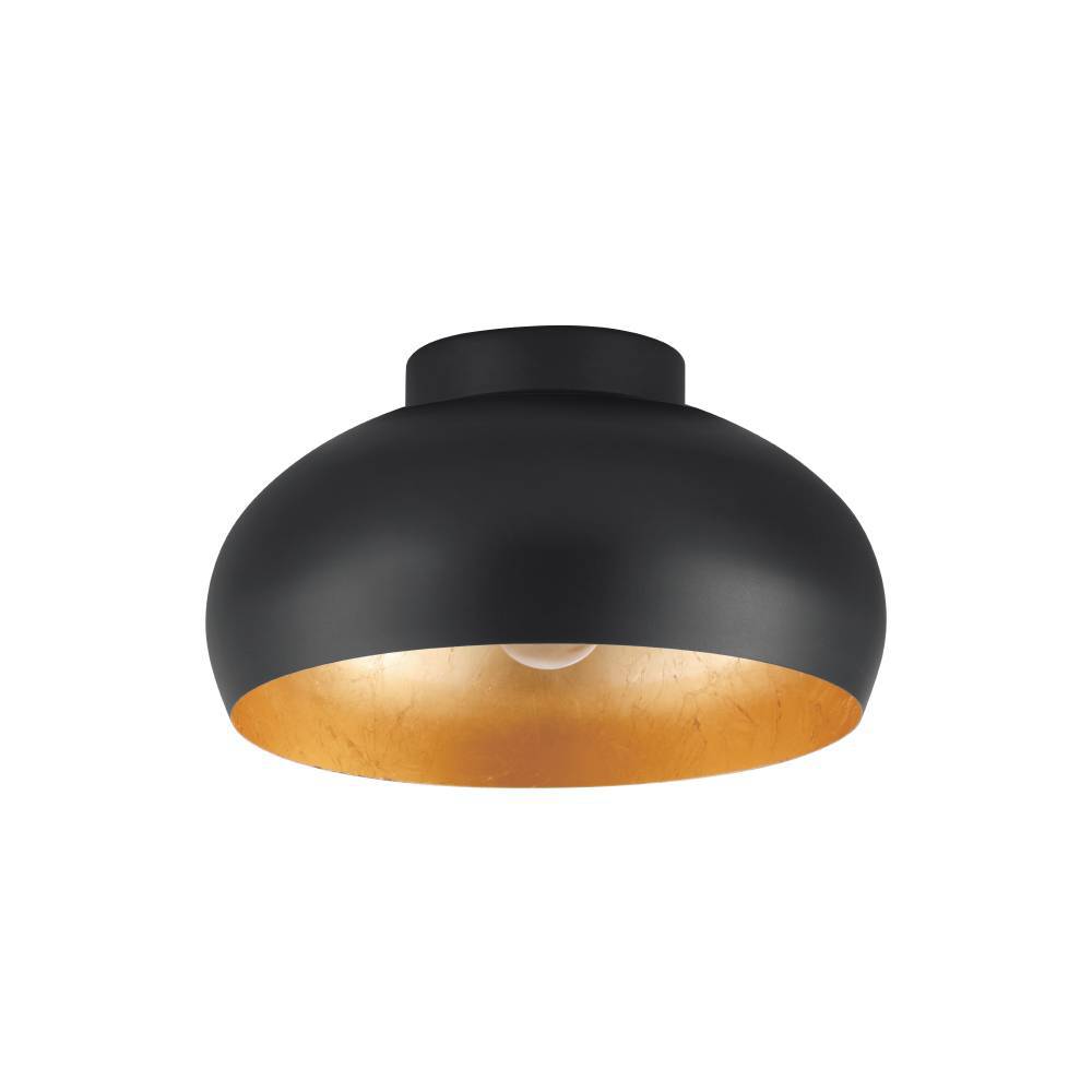 Mogano Ø28 Svart plafond Fra Eglo - Lampens minimalistiske design gjør den lett å matche med ulike interiørstiler og er et utmerket valg for de som ønsker en diskret, men elegant belysningsløsning.