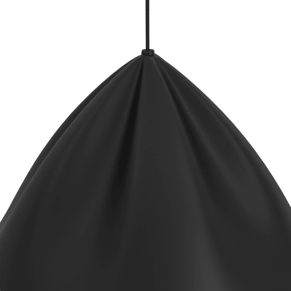 Podere Ø43 Svart Taklampe Fra Eglo - Denne pendellampen i en moderne, svart farge tilbyr et enkelt, men elegant design som passer perfekt i moderne og skandinaviske hjem.