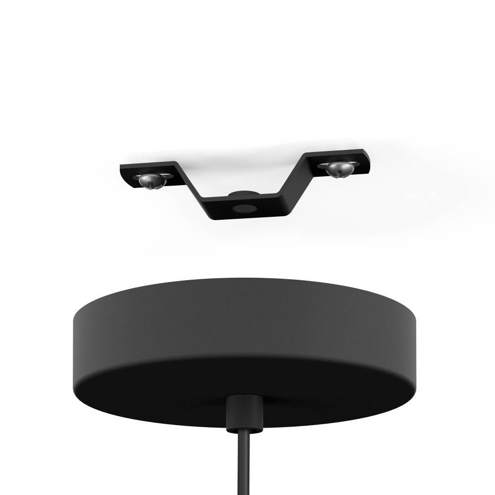Podere Ø43 Svart Taklampe Fra Eglo - Denne pendellampen i en moderne, svart farge tilbyr et enkelt, men elegant design som passer perfekt i moderne og skandinaviske hjem.