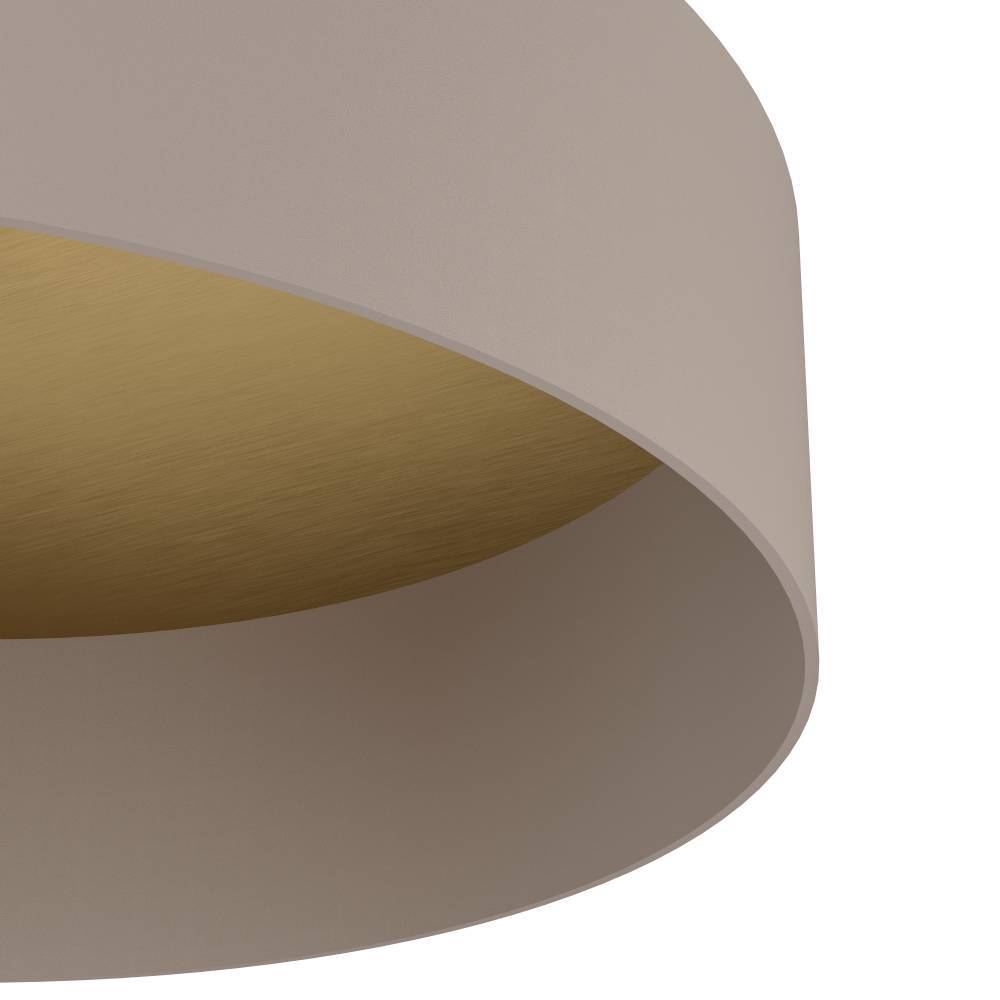 Duaia Ø42 Taupe plafond Fra Eglo - Denne taklampen kombinerer et enkelt og moderne design med en trendy beige farge.