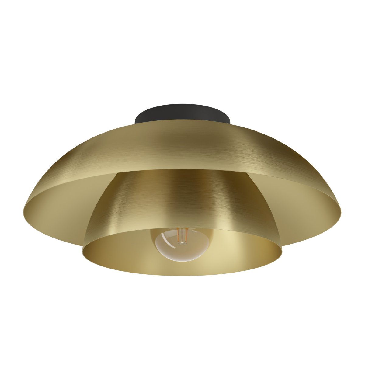 Cenciara Ø40 Messing plafond Fra Eglo - Cenciara er en elegant taklampe med en moderne karakter.