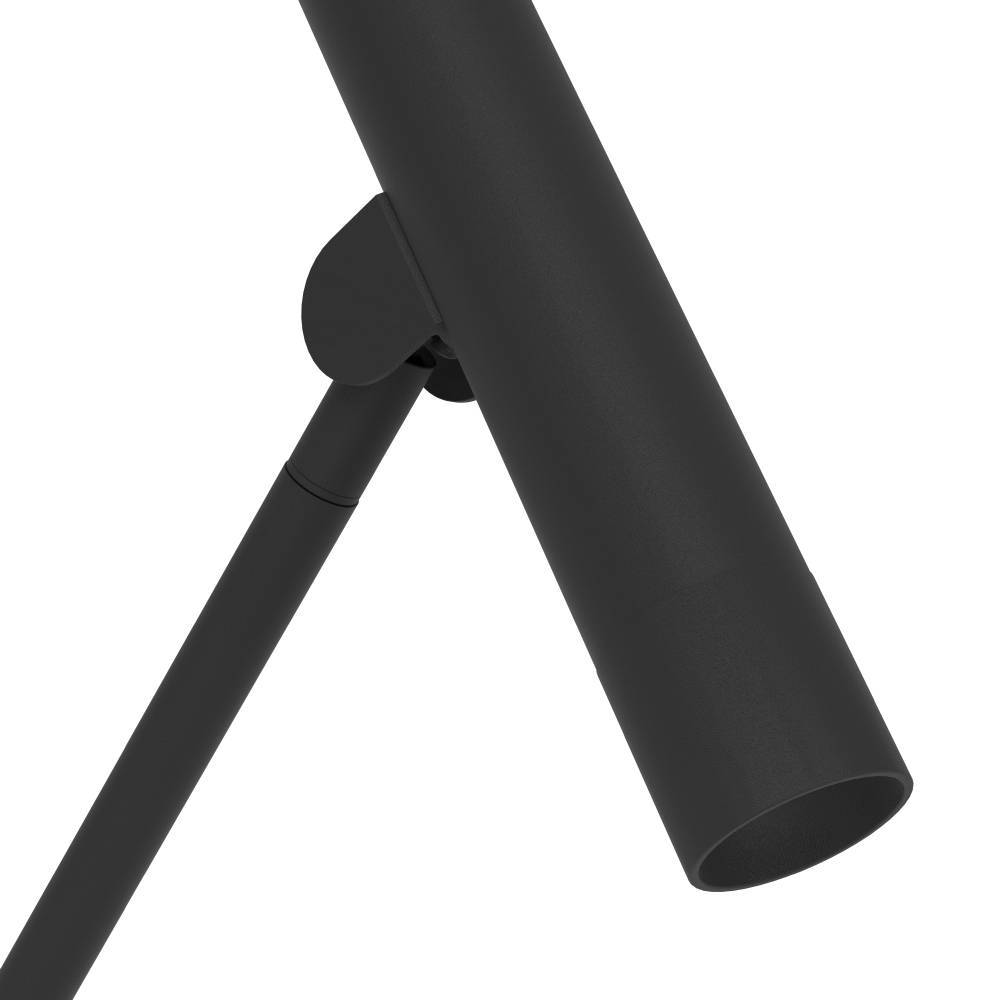 Almudaina Svart gulvlampe Fra Eglo - Denne stilige gulvlampen i svart design er et utmerket valg for de som leter etter enkelhet og funksjonalitet i ett.