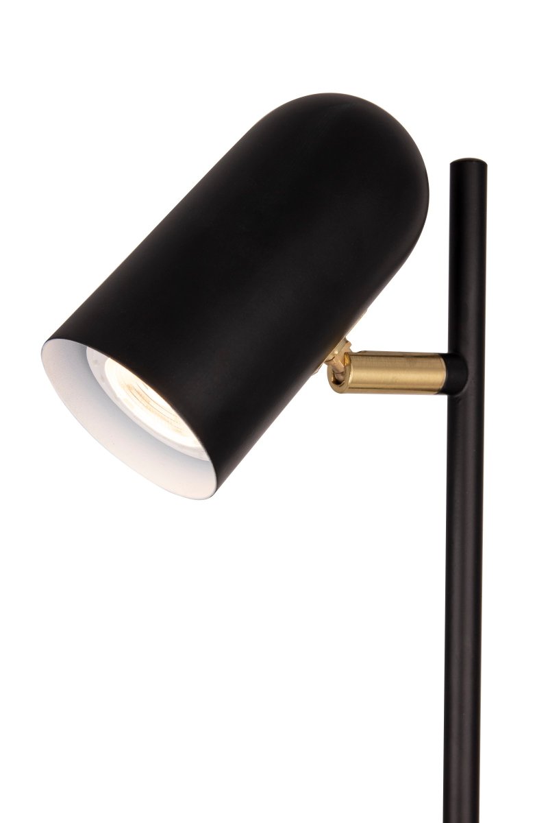 Swan Svart gulvlampe Fra Globen Lighting - Swan er en elegant funksjonell lampe som med sitt myke design minner om en vakker svane.