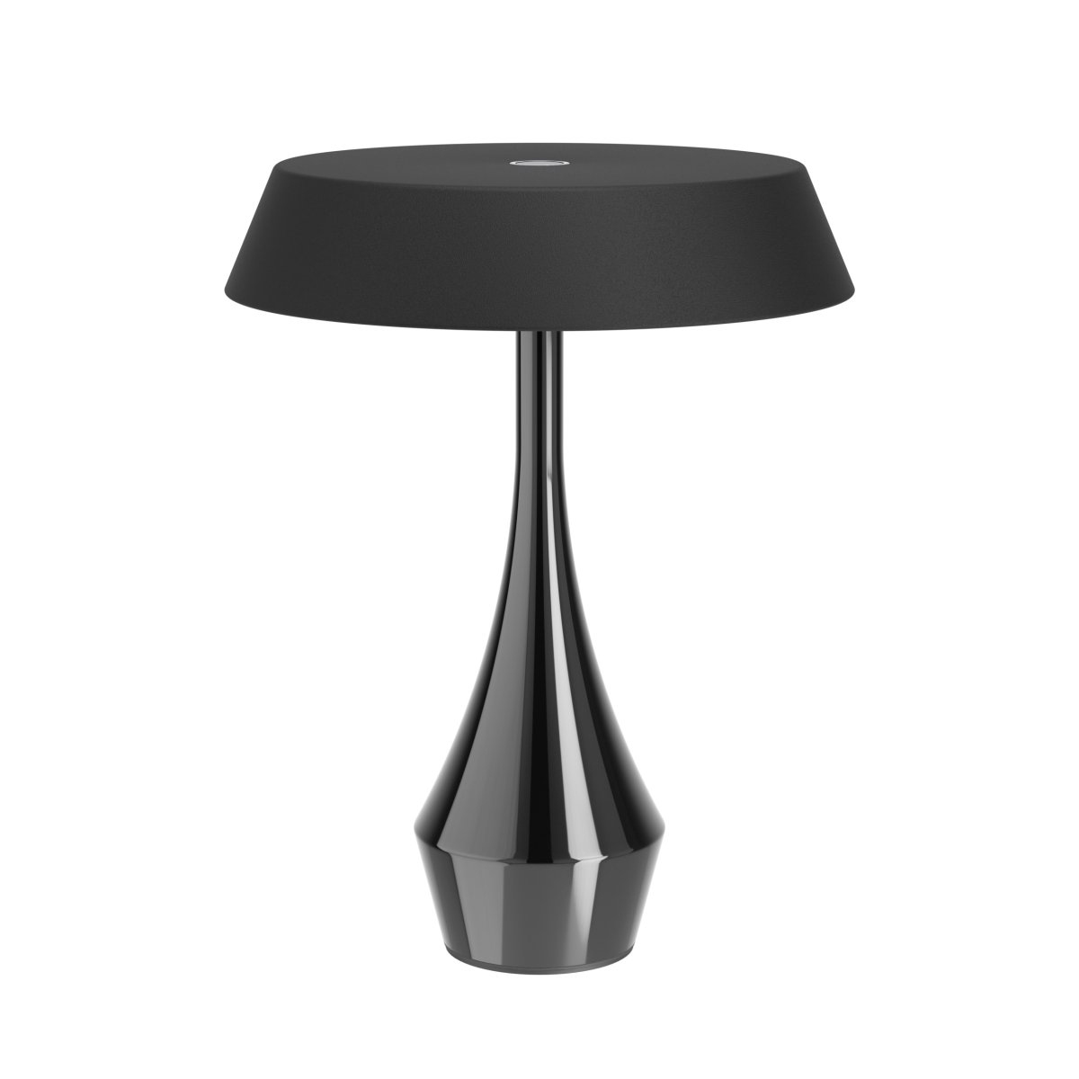 Turcio 20cm Svart bærbar Fra Eglo - Turcio er en bærbar metalllampe med en blank svart base og svart strukturert skjerm.