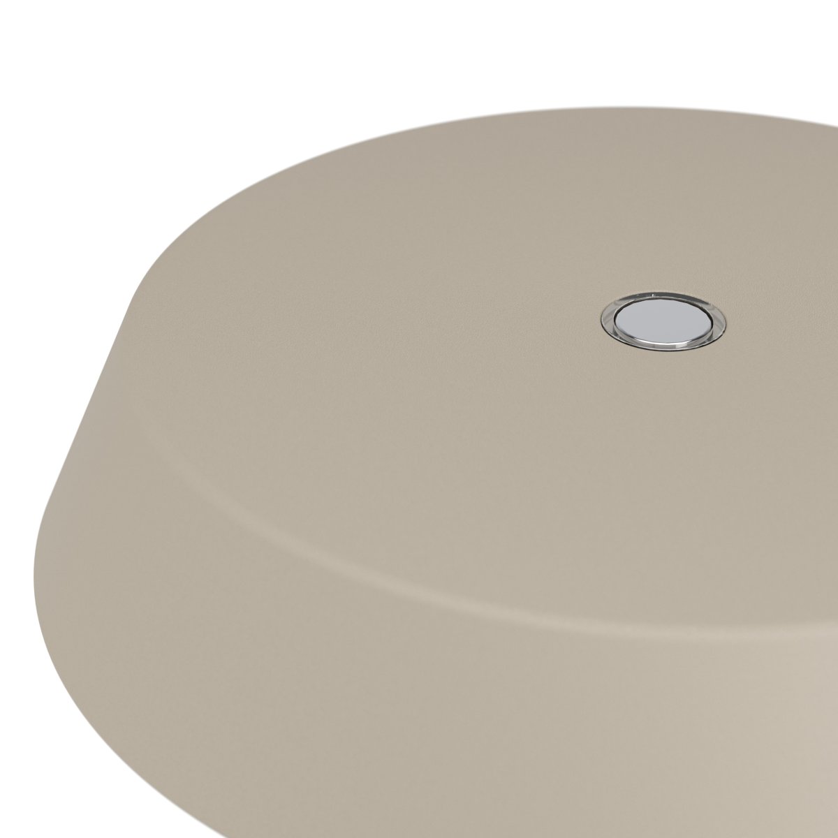 Turcio 20cm Krom bærbar Fra Eglo - Turcio er en bærbar metalllampe med en skinnende krombase og en sandfarget, strukturert skjerm.
