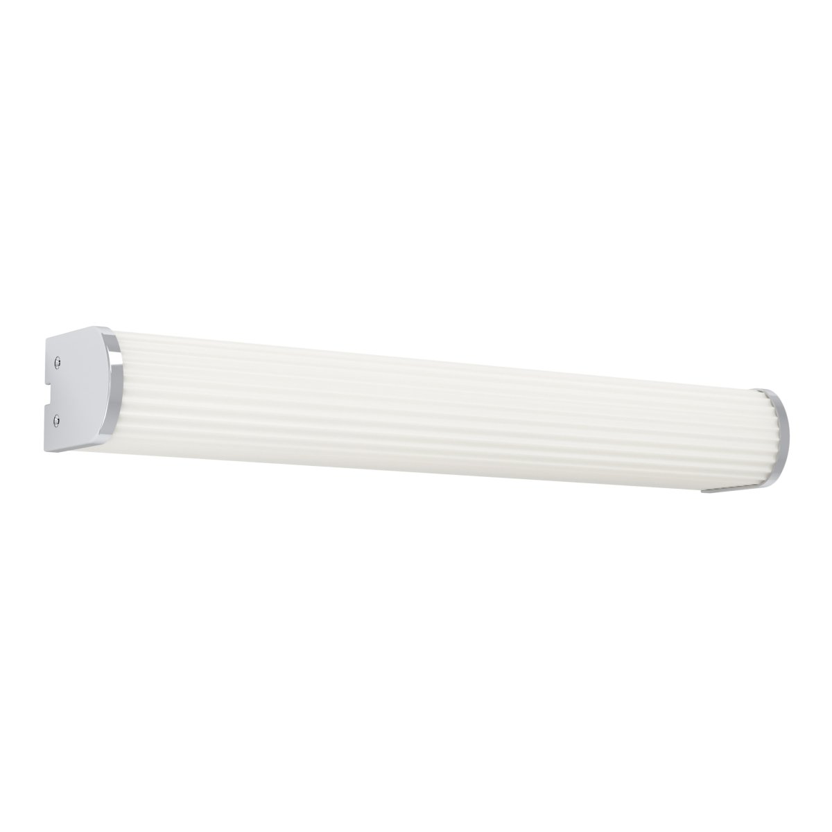 Patrovaro 35cm Hvit baderomslampe Fra Eglo - Lampen har en integrert LED med en lysstrøm på 1000 lumen, og fargetemperaturen kan justeres i tre trinn fra hvitt til kaldt hvitt lys.