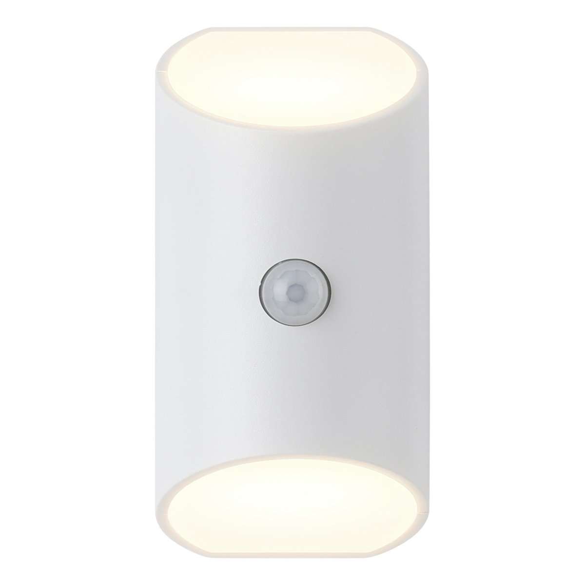 Merta Hvit vegglampe Fra Eglo - Når den plasseres på en høyde på 1,2 meter, kan sensoren registrere bevegelse på en avstand på opptil 5 meter innenfor en vinkel på 120°.