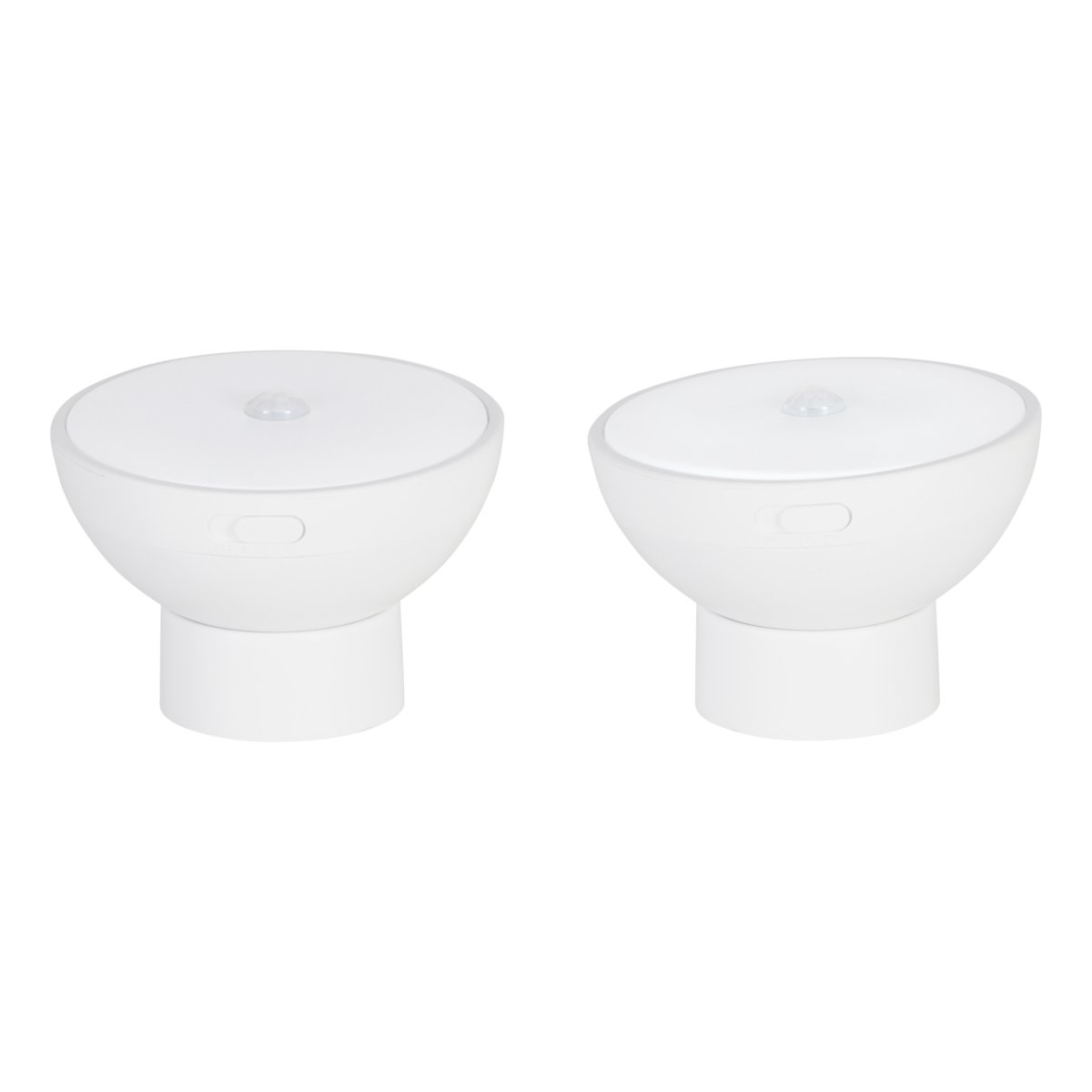 Eidani 2-pk Hvit barnelampe Fra Eglo - Når den er montert i en høyde på 2 meter, kan sensoren registrere bevegelse på opptil 3 meters avstand innenfor en vinkel på 120°.