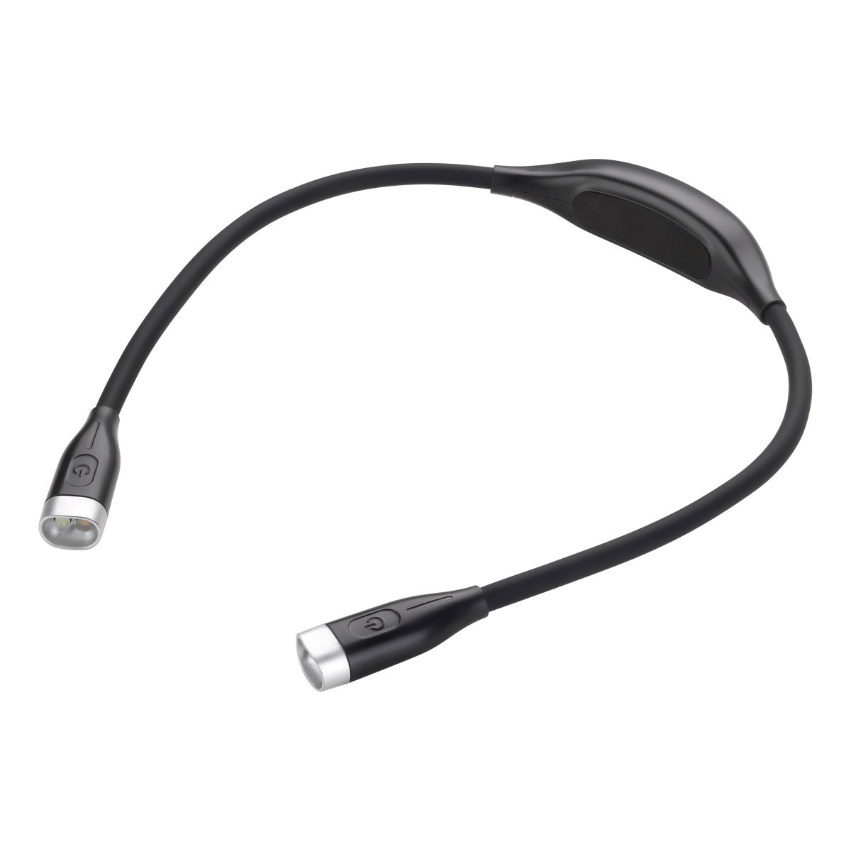 Yamenzi Svart bærbar Fra Eglo - Yamenzi er en smart og fleksibel LED-lampe som sitter komfortabelt rundt halsen og gir retningsbestemt belysning uten å måtte bruke hendene.