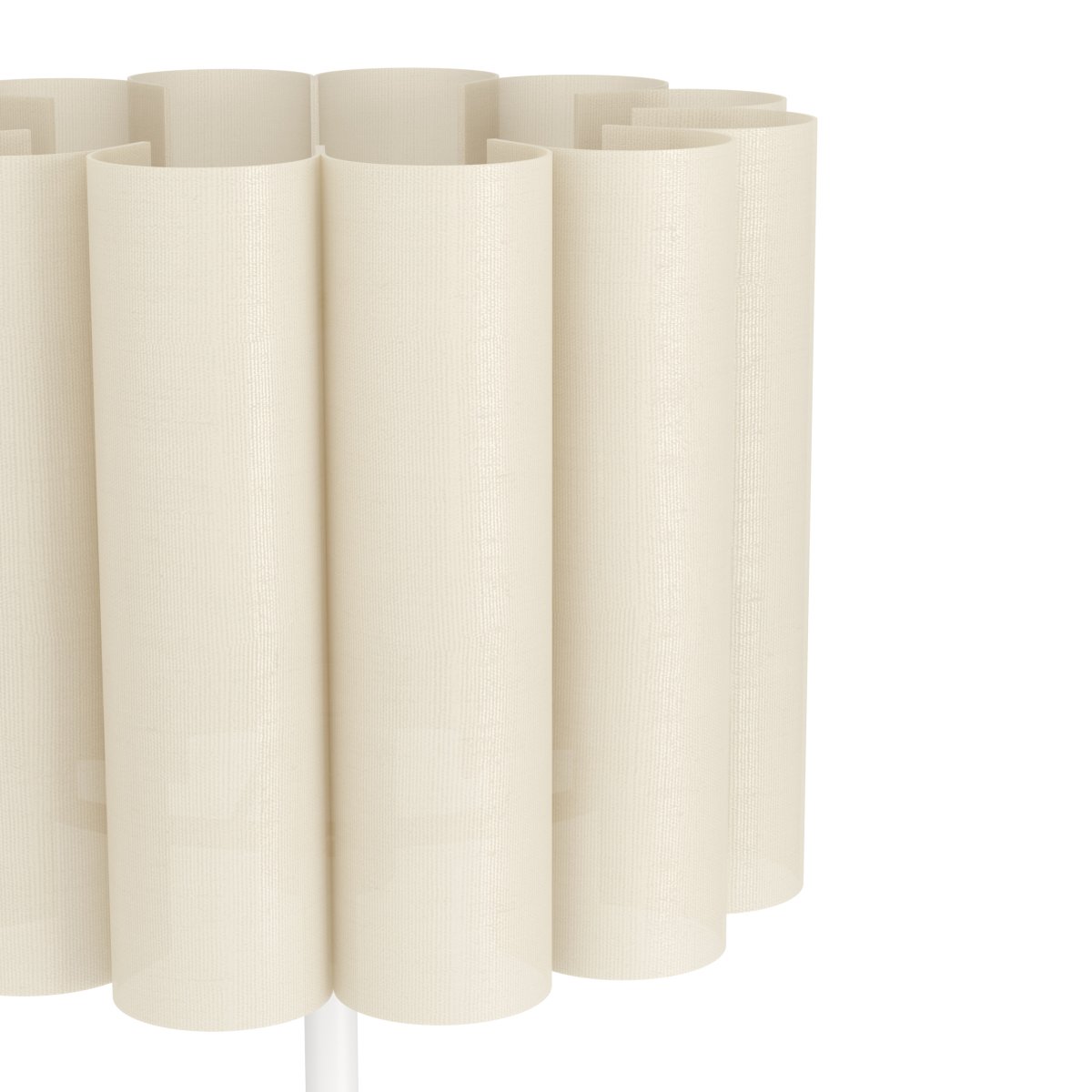 Collegrilli 23cm Beige bordlampe Fra Eglo - Det beige tekstilet gir lampen en varm og koselig f&oslash;lelse og lar lyset filtrere mykt gjennom skjermen.